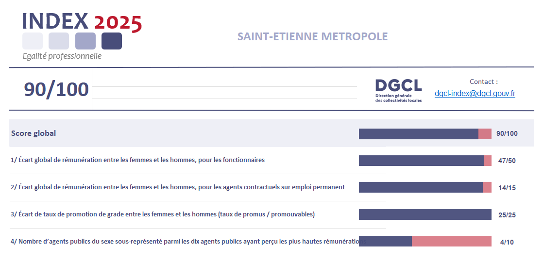 index 2025 égalité professionnelle