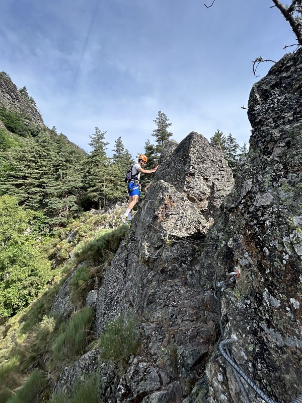 escalade Roche Corbière - Gouffre d'Enfer