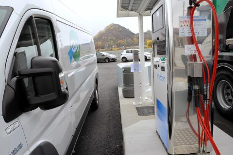 station de gaz naturel pour véhicules