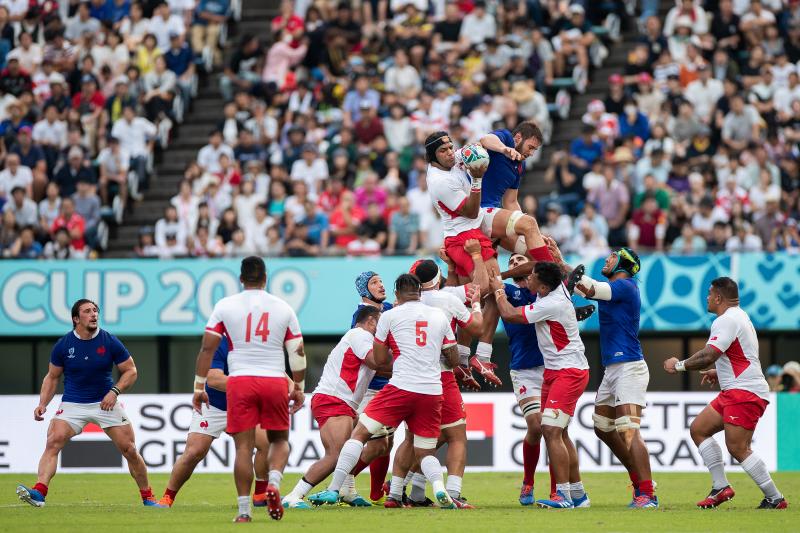 Coupe du Monde de Rugby à Saint-Étienne - Équipe de France