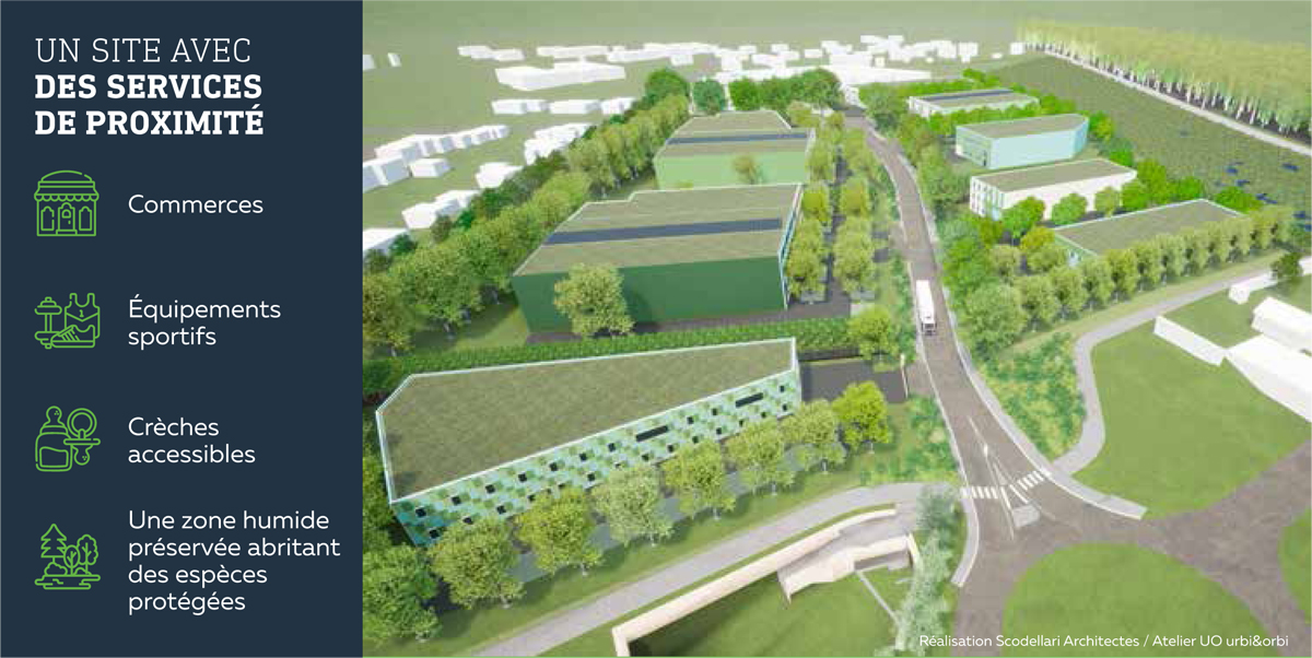 Parc d'activités économiques Molina Les Roches - services de proximité